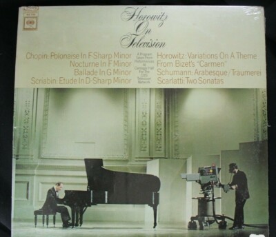 Sealed New (Vladimir) Horowitz On Television LP-Columbia Stereo MS 7106