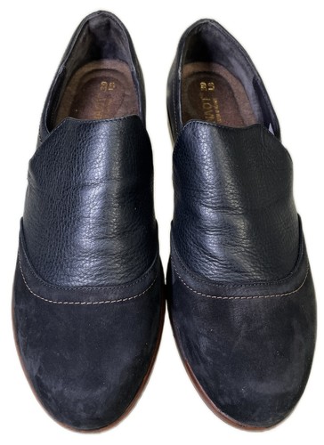 Mocasín sin cordones 39 Naot Angin de cuero negro EE. UU. 8 - Imagen 2 de 7