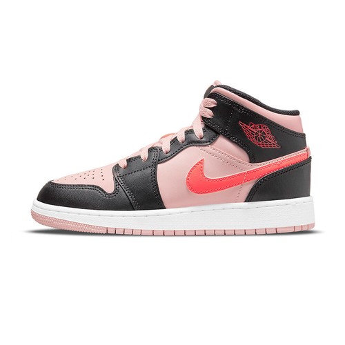 Nike Air Jordan 1 Mid GS Black Pink 