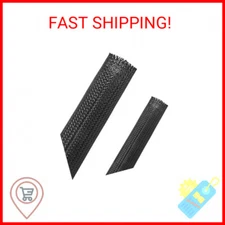 50ft - 1/2 Inch & 1/4 Inch Expandable Braided Cable Sleeve, Braided Wire Sleevin