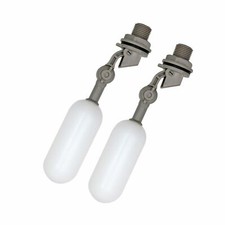 Float Valve, 2 Pack Plastic Automatic 1/2 Water Filter Fill Valve