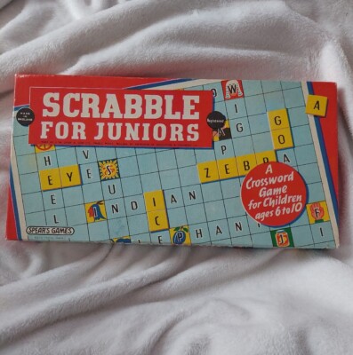 Vintage klassisches nostalgisches 50er Jahre Scrabble für Jugendliche Kinder Wort Brettspiel
