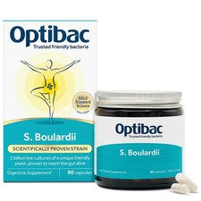 Image of Optibac Probiotics Saccharomyces boulardii - 80 Vegicaps
