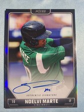 2024 Noelvi Marte Pulse Baseball On Card Auto #A-NMA Silver Foil RC