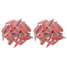200g Petal Mosaic Tiles Glazed Ceramic Tiles Watermelon Red
