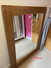 Large Wooden Mirror 🪞 Really Big Heavy Looks Great In A Room ⭐️ Open to offer 