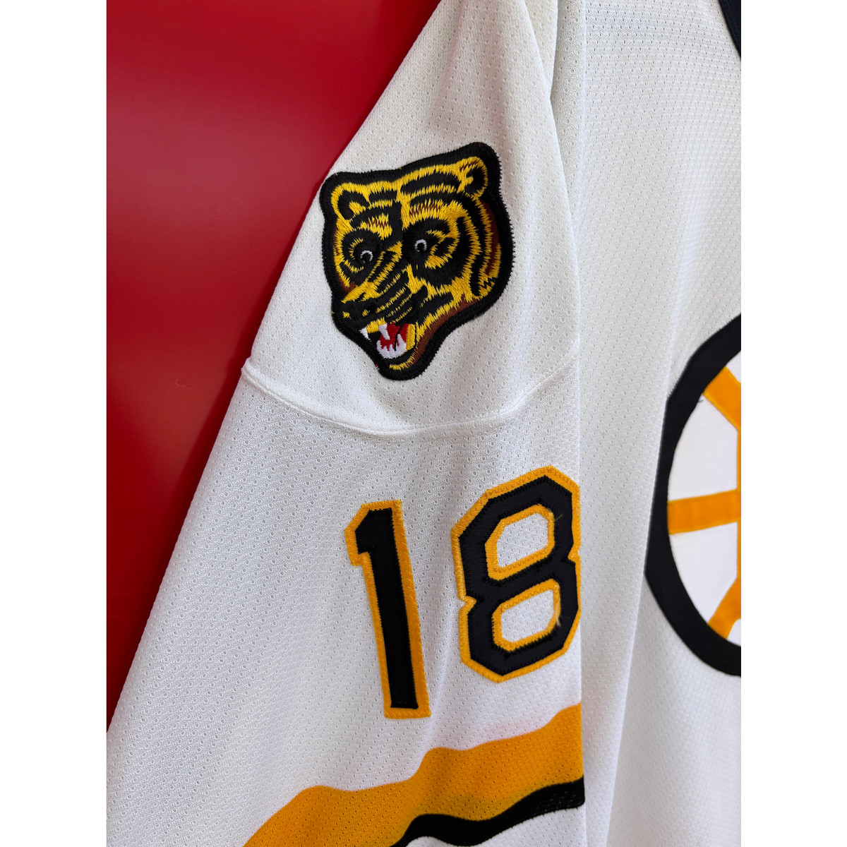 Boston Bruins Signed Hughes Jersey View 3