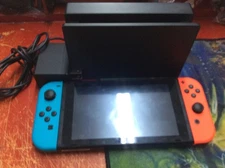 Nintendo Switch Handheld COMPLETE SYSTEM HAC-001 CONSOLE  WORKS GREAT