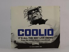 COOLIO IT'S ALL THE WAY LIVE (H81) 2 Track CD Single including Picture Sleeve TO