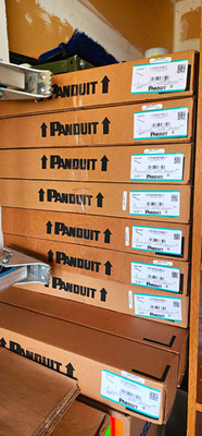Panduit Pan-Net CPP48HDWBLY 48-Port RJ-45 High Density Patch Panel 1U 19in