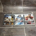 PS3 Game Lot MotorStorm Madden NFL 08 Fight Night Round 3 Tested Complete