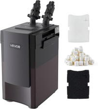 317GPH Canister Filter, 3-Stage External Aquarium Filter with Powerful Pump, Wat