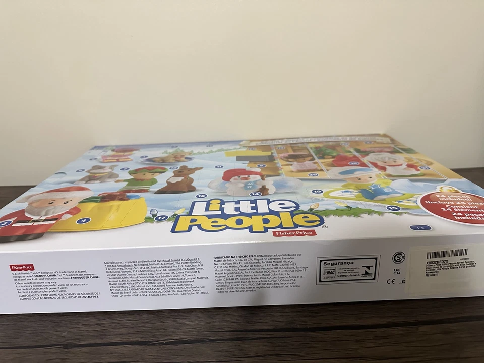 Calendario de Adviento Fisher-Price Little People 24 piezas cuenta regresiva para Navidad Foto 4 de 4