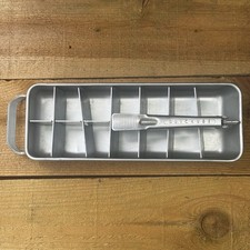 Vintage Aluminum Ice Cube Tray  Quick Release...