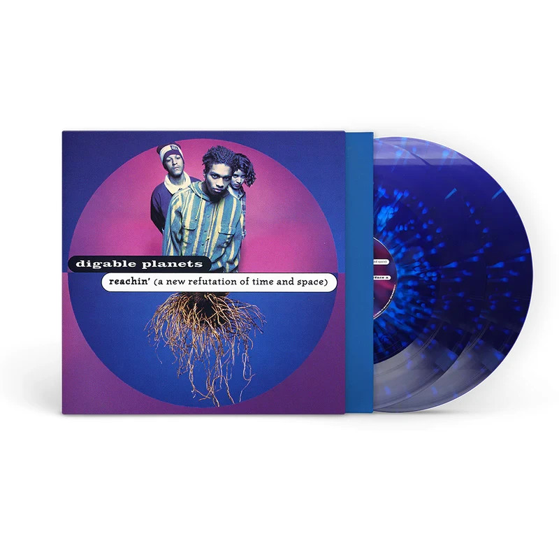 Digable Planets Reachin Blue w/ light blue splatter vinyl | eBay