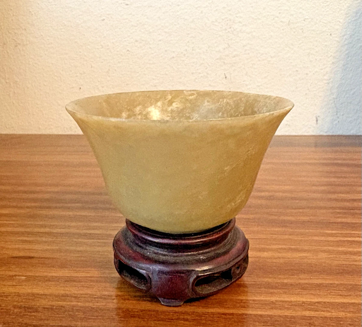 中国産 天然翡翠(ヒスイ)/玉(ギョク)　茶碗　アンティーク 翡翠碗亚洲古董| eBay