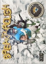 2022 Score Breakthrough Insert #B9 Travis Etienne Jr. Jacksonville Jaguars