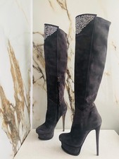 Stivali donna sopra il ginocchio Nando Muzi Made in Italy tacco alto taglia 38