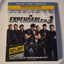 Lionsgate Universal The Expendables 3 Blu-ray DVD Stallone Unrated Edition