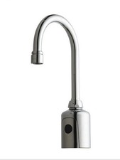 Chicago Faucets WWG116.618.AB.1T HyTronic 1 Hole Gooseneck Faucet PolishedChrome