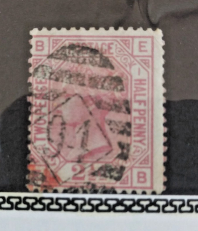 GREAT BRITAIN, Scott #66a, Plate 1, Used