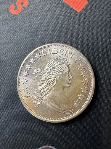 Liberty Draped Bust Design 1 Troy Oz .999 Fine Silver Bullion Round Ounce (A)