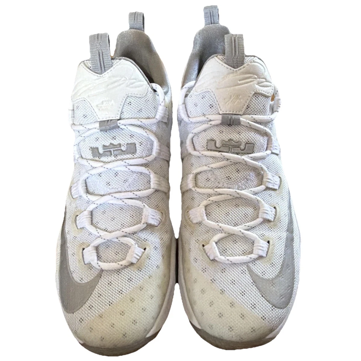 Nike LeBron 13 Low USA Olympic Men\'s Size 9.5 White Gold Basketball Shoes Used Nike LeBron 13 XIII Low USA Gold Medal Size 8. 831925-164 | eBay main image 3