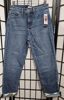 NWT Sofia Jeans By Sofia  Vergara Beatrix Relaxed Boyfriend Mid-Rise Ankle Jeans