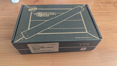Kiwi Co Eureka crate *NEW* Build Your Own TILT-AND-FOLD DESK - STEAM 12+y