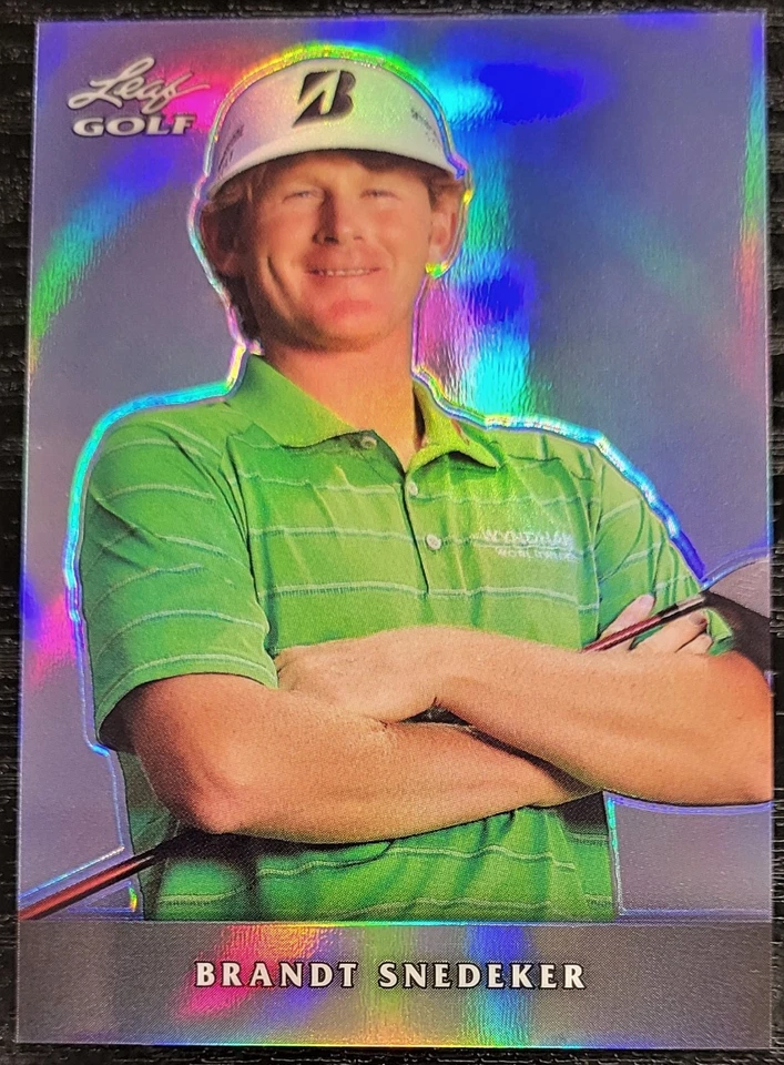 2011 LEAF GOLF Metal Limited Black Stripe Brandt Snedeker Rookie RC 67/99 M-BS1 - Image 2 of 4
