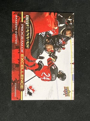 2025/26 Upper Deck Series 2 Braeden Cootes Canvas Program of Excellence #C-256