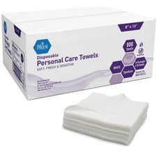 Disposable Dry Wipes for Adults, Soft  Absorbent Personal Towels, Bulk 800 Coun