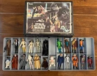 Lot 22 Vintage 1977- 80 Kenner Star Wars 3.5" Figures W/Weapons & Collector Case