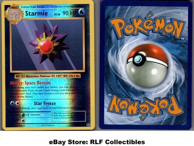 2016 Pokemon, XY Evolutions, #31/108 Starmie, Reverse Holo Rare