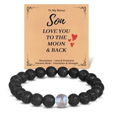 Stocking Stuffers Teens for Teens Boys Men, Natural Volcanic Rock and Love Son