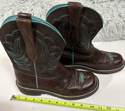 Ariat Fatbaby Heritage Dapper Western Cowboy Womens 8 B Leather Brown 10016238