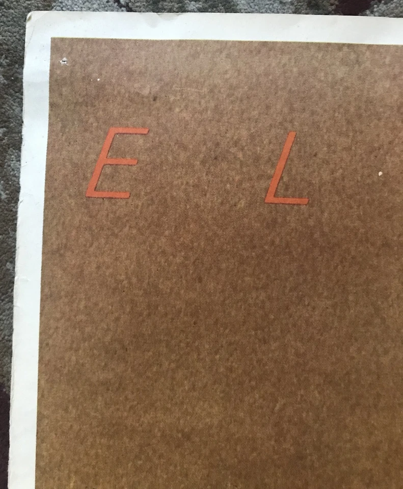 Póster promocional vintage de Elvis Costello "This Year's Model" 1978 42" x 44" Foto 4 de 4