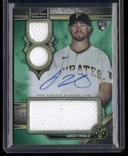 2024 Topps Triple Threads Jared Triolo Rookie Autographed Relics Emerald #/50