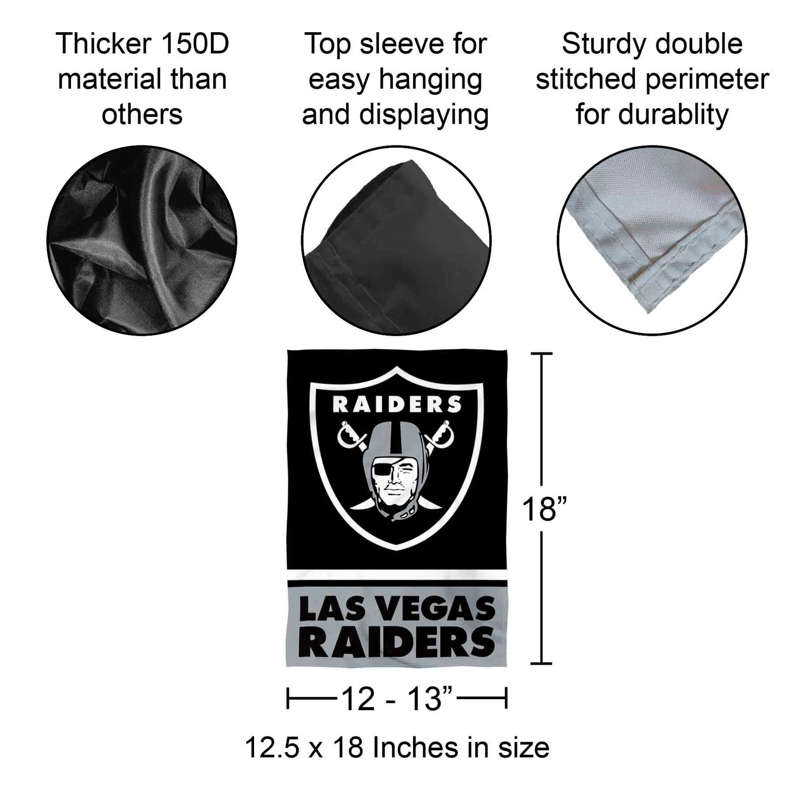 Las Vegas Raiders Garden Yard Banner Flag