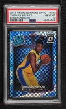 2017 Donruss Optic Rated Rookie Checkerboard Prizm Thomas Bryant #160 PSA 10 b8h