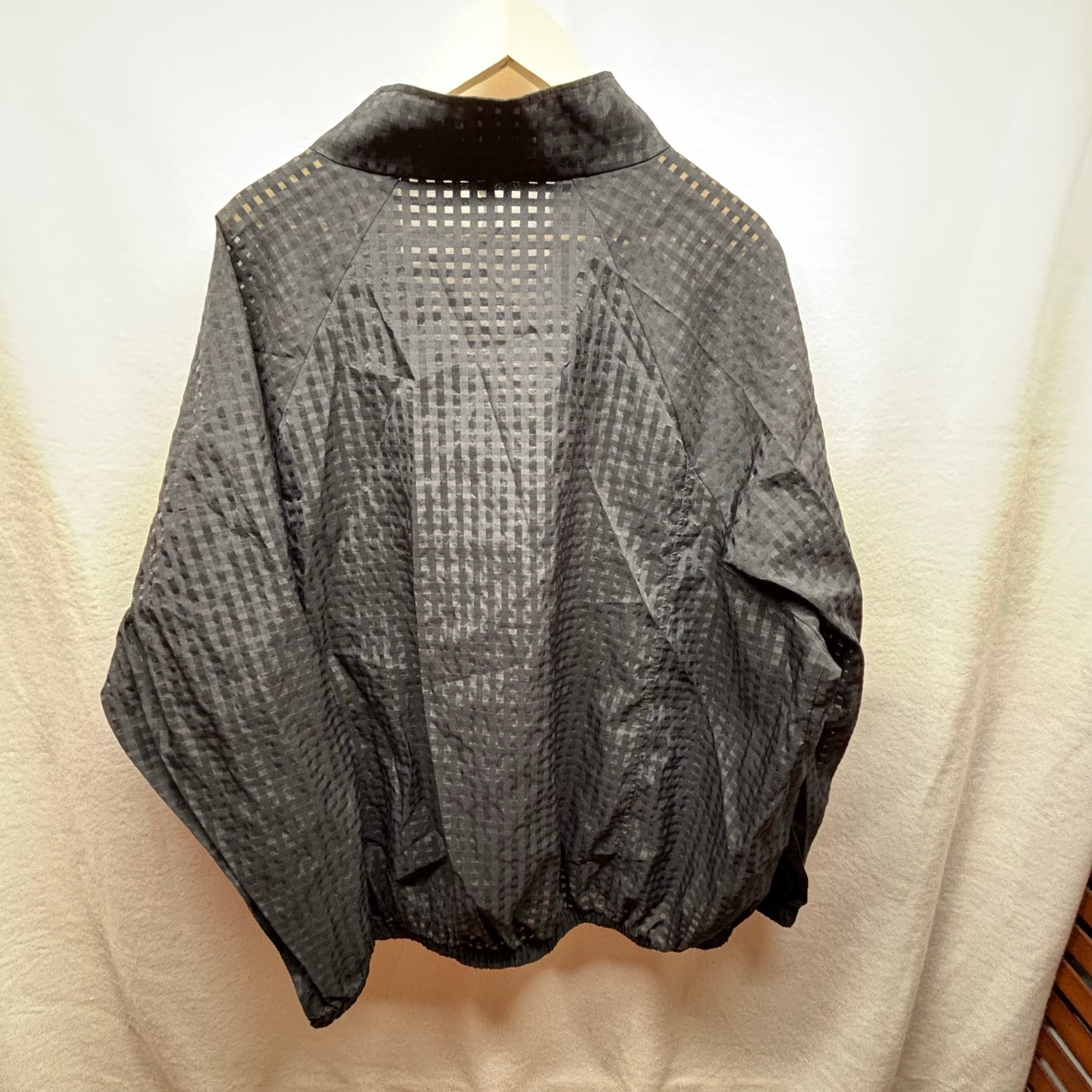 Fabletics Cleo Lightweight Jacket Sheer Black 2X - image 5