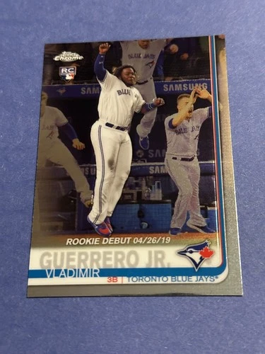 2019 Topps Chrome Update Series - Rookie Debut Vladimir Guerrero Jr. #58 (RC)(2)