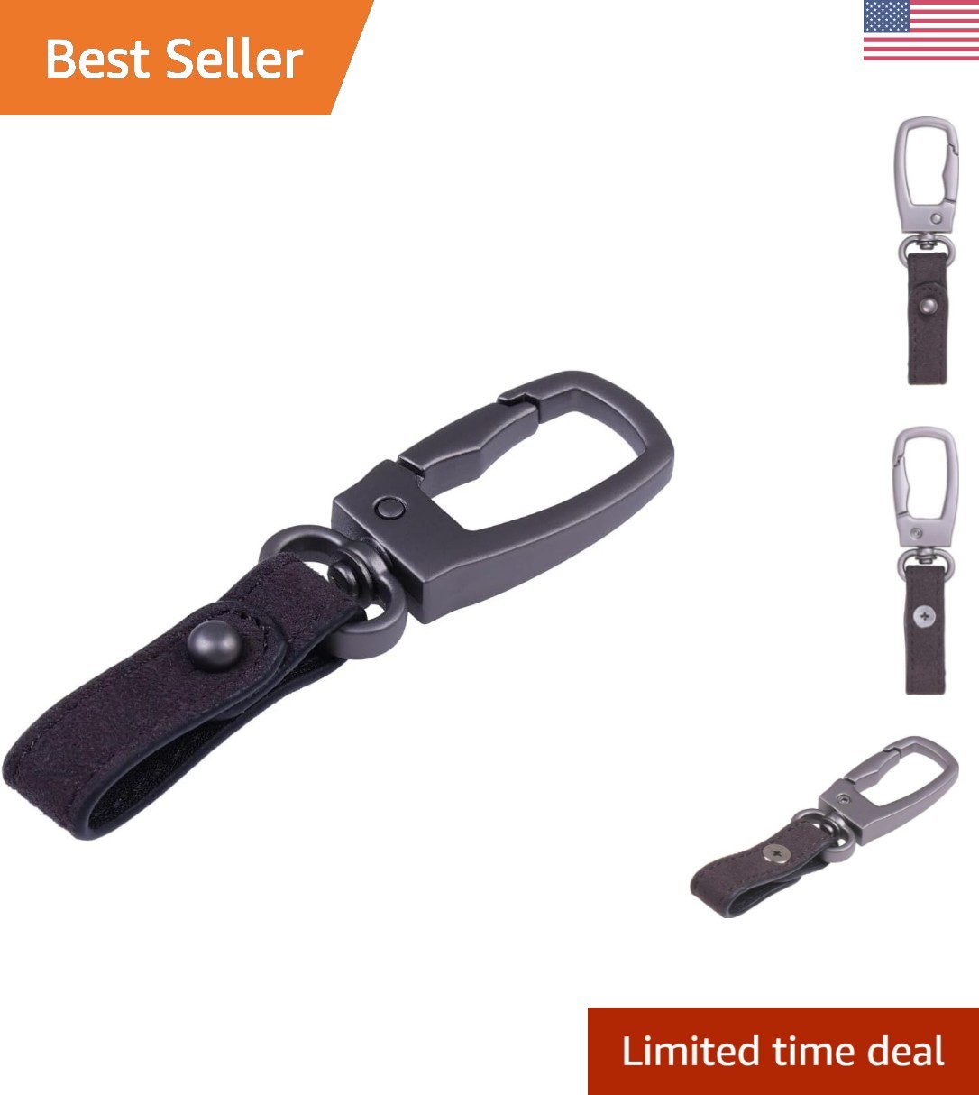 Elegant Quick Release Snap Hook for SenseCAP T1000 Tracker - Compact Dimensions