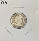 1915 P Barber Silver Dime