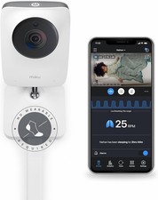 Miku Pro Smart Baby Monitor with Camera, Track Live Breathing with No Wearable
