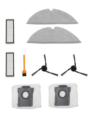 Complete Replacement Kit for Dreame D20 Pro Plus Robot Vacuum with Mop Cloths