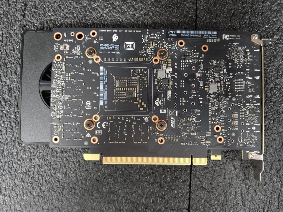 PNY VCQP2200 PG420NG Quadro P2200 5GB PCI-E x16 DP x4 Video Graphics Card - Image 3 of 4