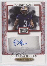 2021 Sage Premier Draft Auto Red Elijah Molden #A100 Auto 0y6g