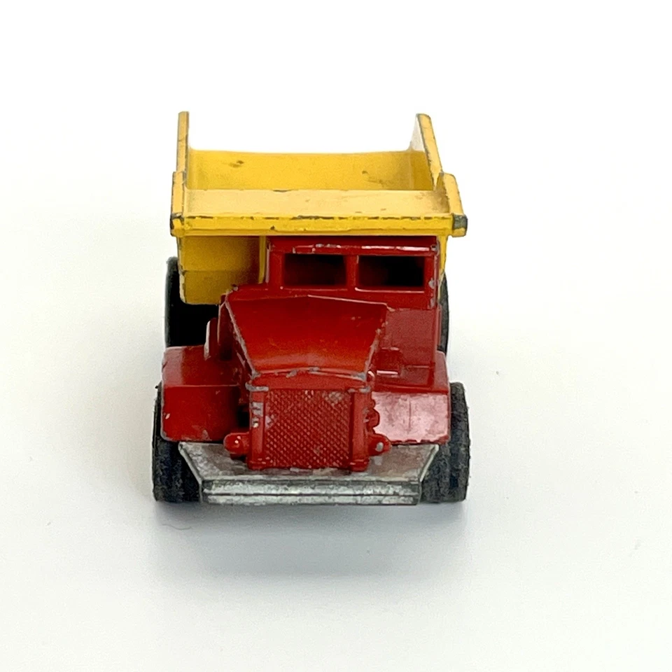 Vintage Corgi Whizzwheels Terex R35 Dump Tipper Truck Red Yellow Diecast UK - Image 4 of 4