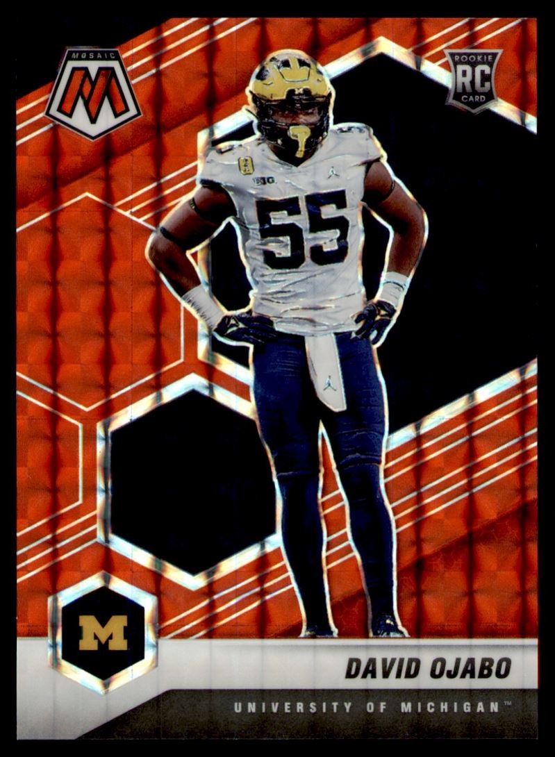 David Ojabo Panini Mosaic Draft Picks #66 Pink Mosaic